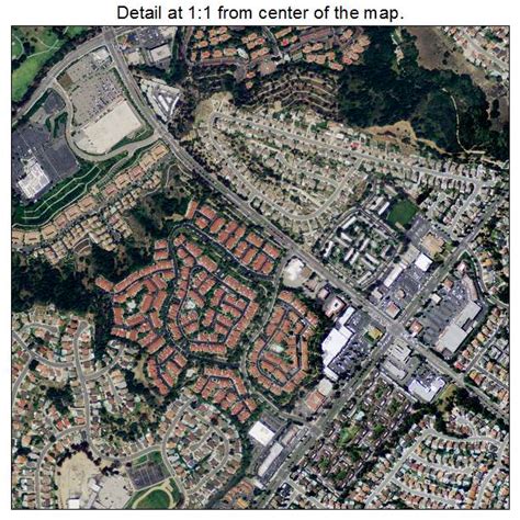 Aerial Photography Map of Diamond Bar, CA California