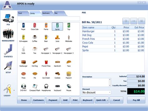 Point Of Sale Software Advanced Pos Helps You Bill Your Customers While Keeping Track Of Your