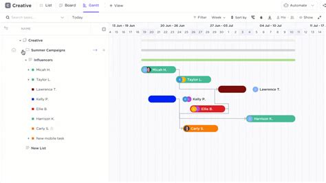 How to Create a Gantt Chart in Google Docs (With Templates!) | ClickUp