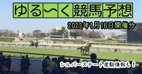 [ 5]ゆる~く競馬予想 1月16日開催分 ｜御坂晴海 みさかはるみ ｜note