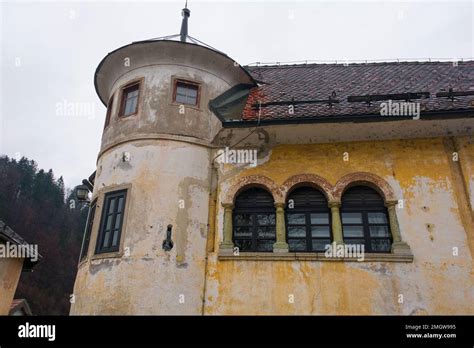 The Historic Pustal Castle In Skofja Loka In Gorenjska Slovenia