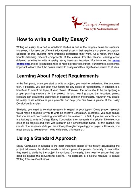 How To Write A Quality Essay By Adele Hansley Issuu