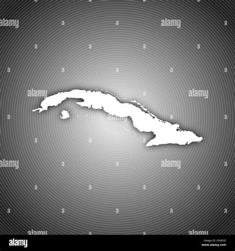 Political Map Cuba Several Provinces Schwarzweiß Stockfotos und bilder