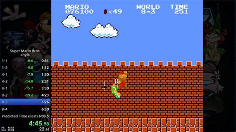 Super Mario Bros Speedrun Any 6 07 Youtube