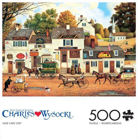 Buffalo Games Charles Wysocki Olde Cape Cod 500 Piece Jigsaw