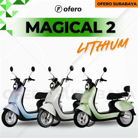 Jual SEPEDA LISTRIK E BIKE OFERO MAGICAL 2 LITH POWER 500W SPEED