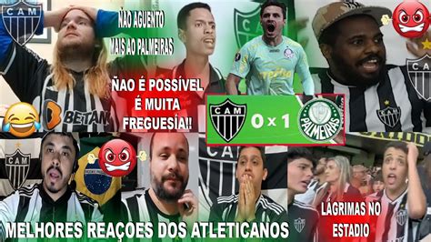 Rea Oes Dos Atleticanos Ao Gol Do Veiga No Atl Tico Mg X Palmeiras