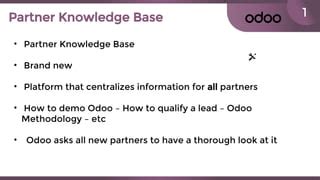 Tools Best Practices For New Odoo Partners PPT