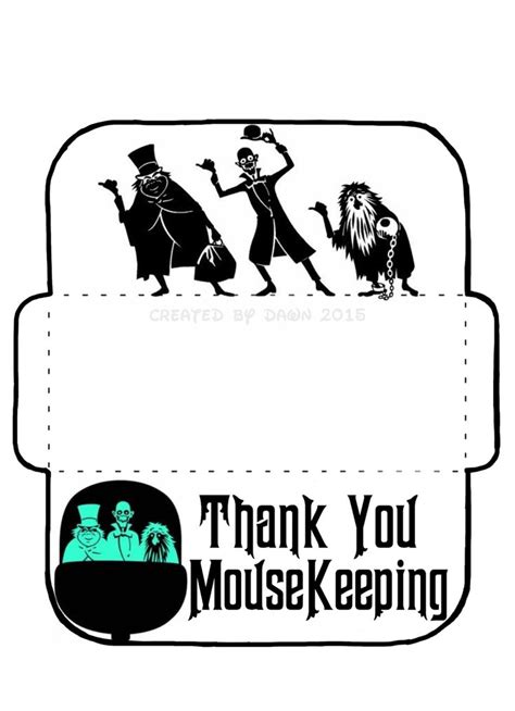 My Own Mousekeeping Envelope Based On A Design Found Here