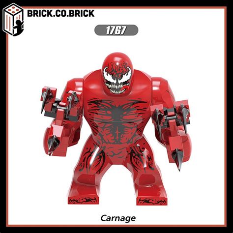 Carnage Marvel Minifigure Ch I L P R P M H Nh Si U Anh H Ng Venom