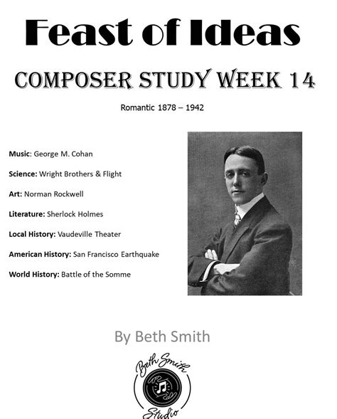 Feast Of Ideas Composer Study George M Cohan American Patriotic