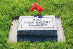 Marie Mary Dolezal Havelka 1854 1932 Mémorial Find a Grave