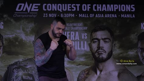 Photos Brandon Vera Mauro Cerilli Face Off At One Conquest Of