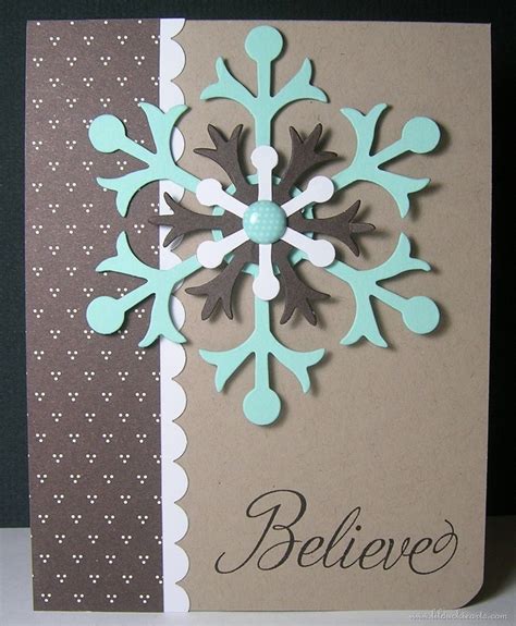 Elegant Snowflakes Card | Snowflake cards, Elegant snowflake, Cards ...