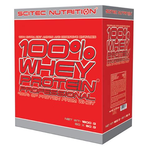 Протеин Scitec Nutrition 100 Whey Protein Professional 60x30 купить в