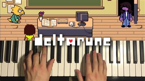 Deltarune School Piano Tutorial Lesson Youtube