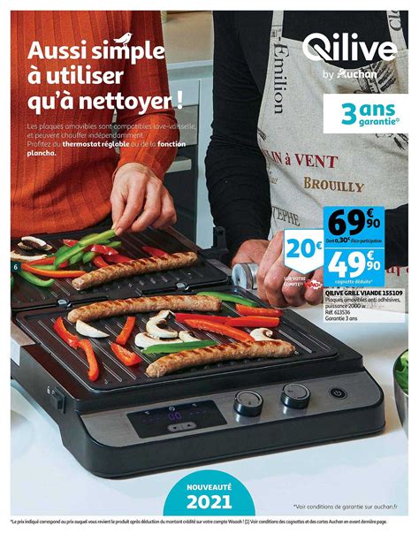 Promo Qilive Grill Viande Chez Auchan ICatalogue Fr