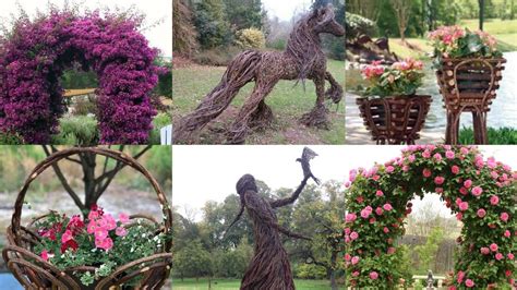 Beautiful Garden Decor Ideas Made Of Wood And Old Things Examples