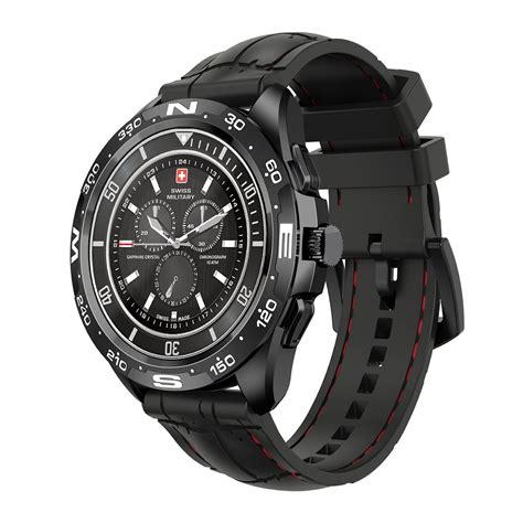 Buy Swiss Military Dom Smartwatch With Calling Feature Black In Kuwait