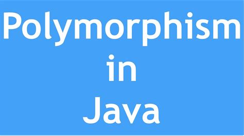 Java Tutorial Polymorphism In Java Compile Time Polymorphism In Java Override Method In