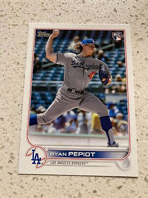 Topps Update Ryan Pepiot Rookie Rc Los Angeles Dodgers Ebay