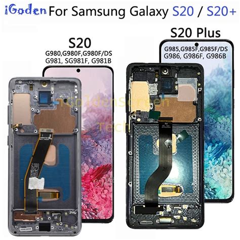 OLED For Samsung Galaxy S20 Lcd G980 G980F G981 With Frame Display