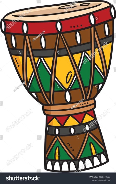 Djembe Over Royalty Free Licensable Stock Vectors Vector Art