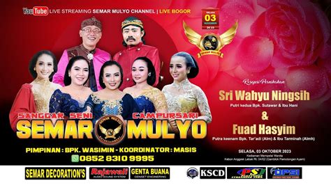 Live Campursari Semar Mulyo Pernikahan Sri Fuad