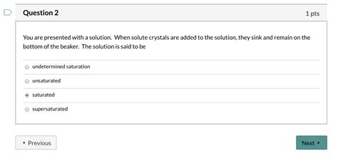 Solved D Question 2 1 Pts You Are Presented With A Solution