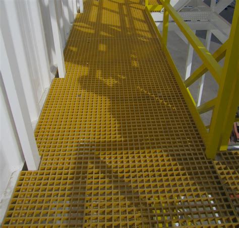 Molded Fiberglass Grating Mini Grid® Mcnichols® Fiberglass Stair Tread Covers Slip And Fall