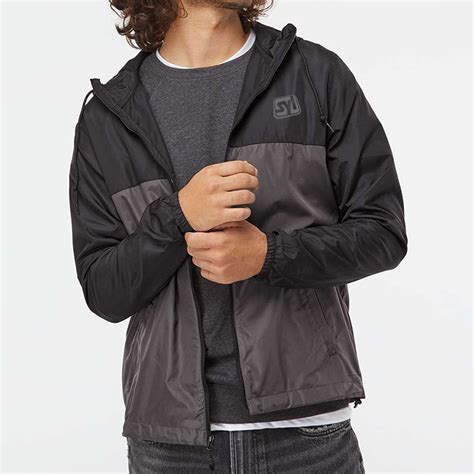 Independent Trading Co Unisex Lightweight Full Zip Windbreaker Jacket