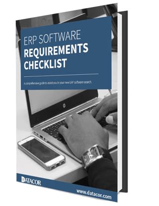 ERP Software Requirements Checklist | Datacor, Inc.