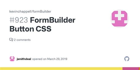 Formbuilder Button Css Issue Kevinchappell Formbuilder Github