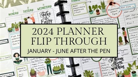 HAPPY PLANNER FLIP THROUGH January To June After The Pen How To