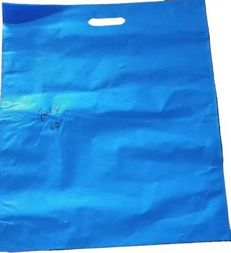 Plain Blue D Cut Non Woven Bags For Shopping At Rs 105 Kg In Gurgaon