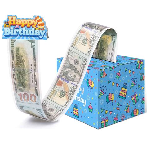 GZDUCK Birthday Money Box for Cash Gift Pull, Money Gift Boxes for Cash ...