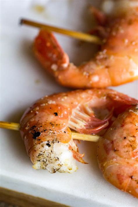 Traeger Salt And Pepper Spot Prawn Skewers