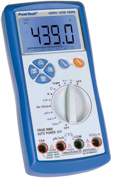 Peaktech 4390 Multimeter Digital 6000 Counts Trms Bei Reichelt