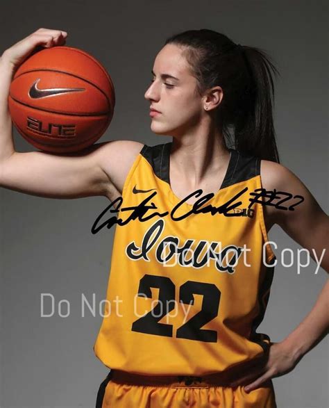 CAITLIN CLARK SIGNED PHOTO 8X10 RP AUTOGRAPHED REPRINT IOWA WOMENS ...