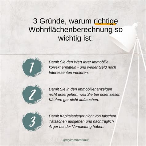 Diy Immoverkauf Wohnfl Chenberechnung