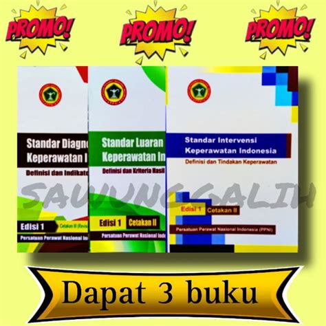 Jual Paket Buku 3S SIKI SDKI SLKI Standar Keperawatan Indonesia PPNI