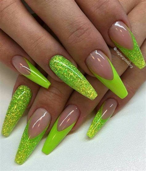 AutenticAsh1105 Green Nail Designs Neon Nail Designs Neon Nails