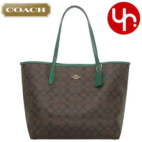 【楽天市場】コーチ Coach バッグ トートバッグ F05696 5696 ブラウン×ダークパイン 特別送料無料 ラグジュアリー