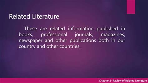 Chapter 2 Review Of Related Literatureppt