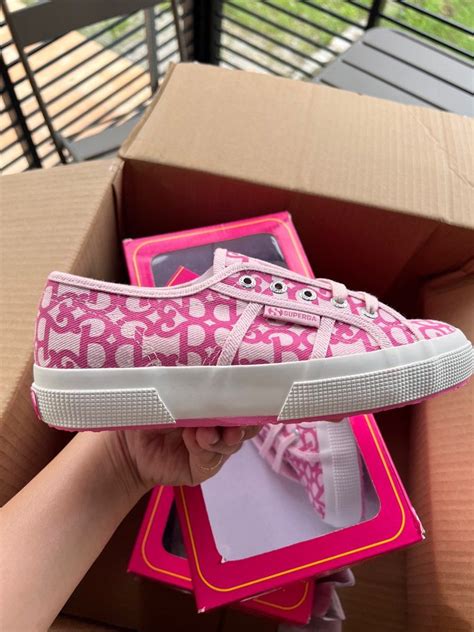 2750 Superga X Barbie Denim Print Women S Fashion Footwear Sneakers