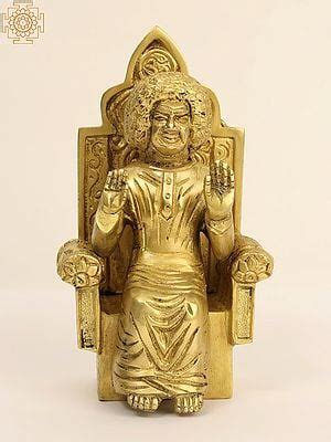 Small Sathya Sai Baba Brass Statue Exotic India Art