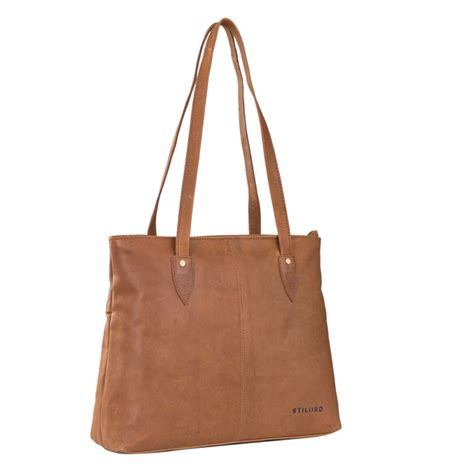 Brenda Handtasche Damen Gro Aus Leder Stilord