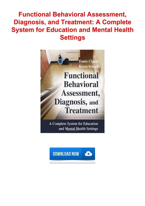 ⚡download Pdf ⚡ Functional Behavioral Assessment Diagnosis And Treatment A C