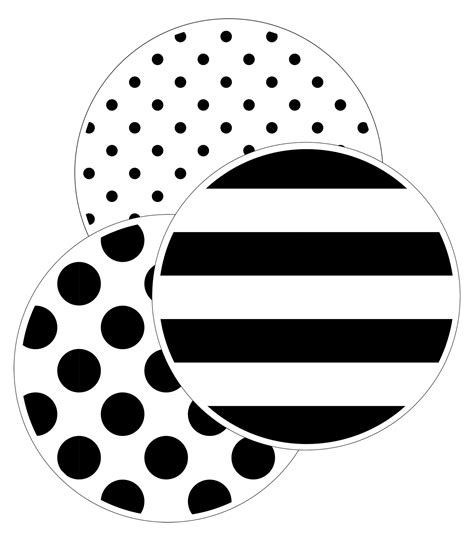 Buy Black White And Stylish Designer Dots Cutouts—black And White