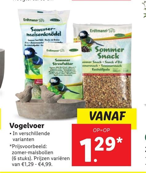 Vogelvoer Aanbieding Bij Lidl